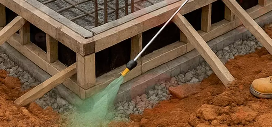 Foundation Slab Termite Treatment in Woodstock